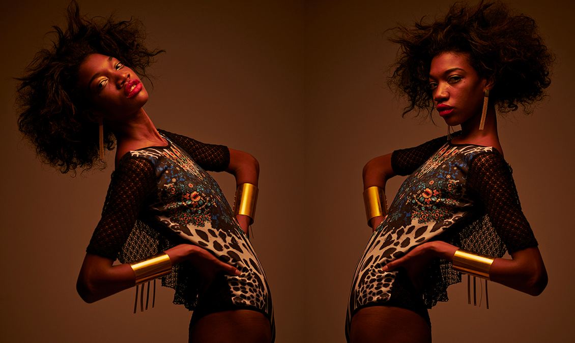 Mulher negra editorial